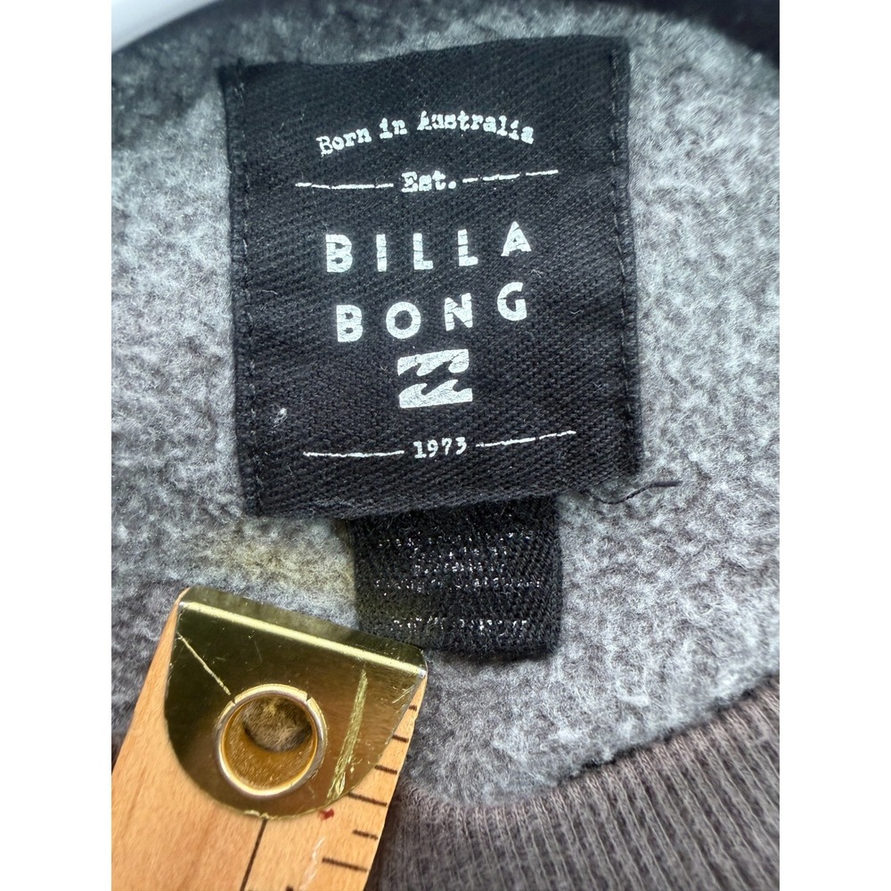Billabong Stay Sunshine Wave Sweatshirt Charcoal ABJFT00437 | Women's Large - Picture 2 of 12